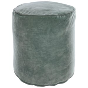 Kave Home Zelený puf Brunetta Ø 40 cm