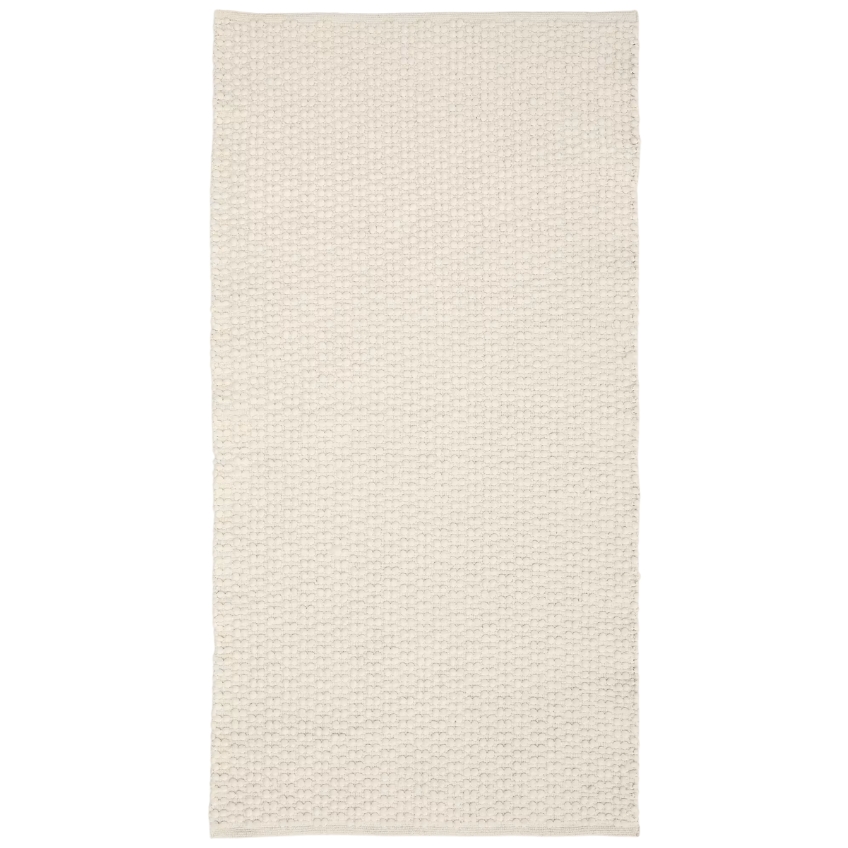 Bílý běhoun Kave Home Mascarell 70 x 140 cm