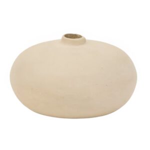 Bílá váza Kave Home Nivala ø 15 cm