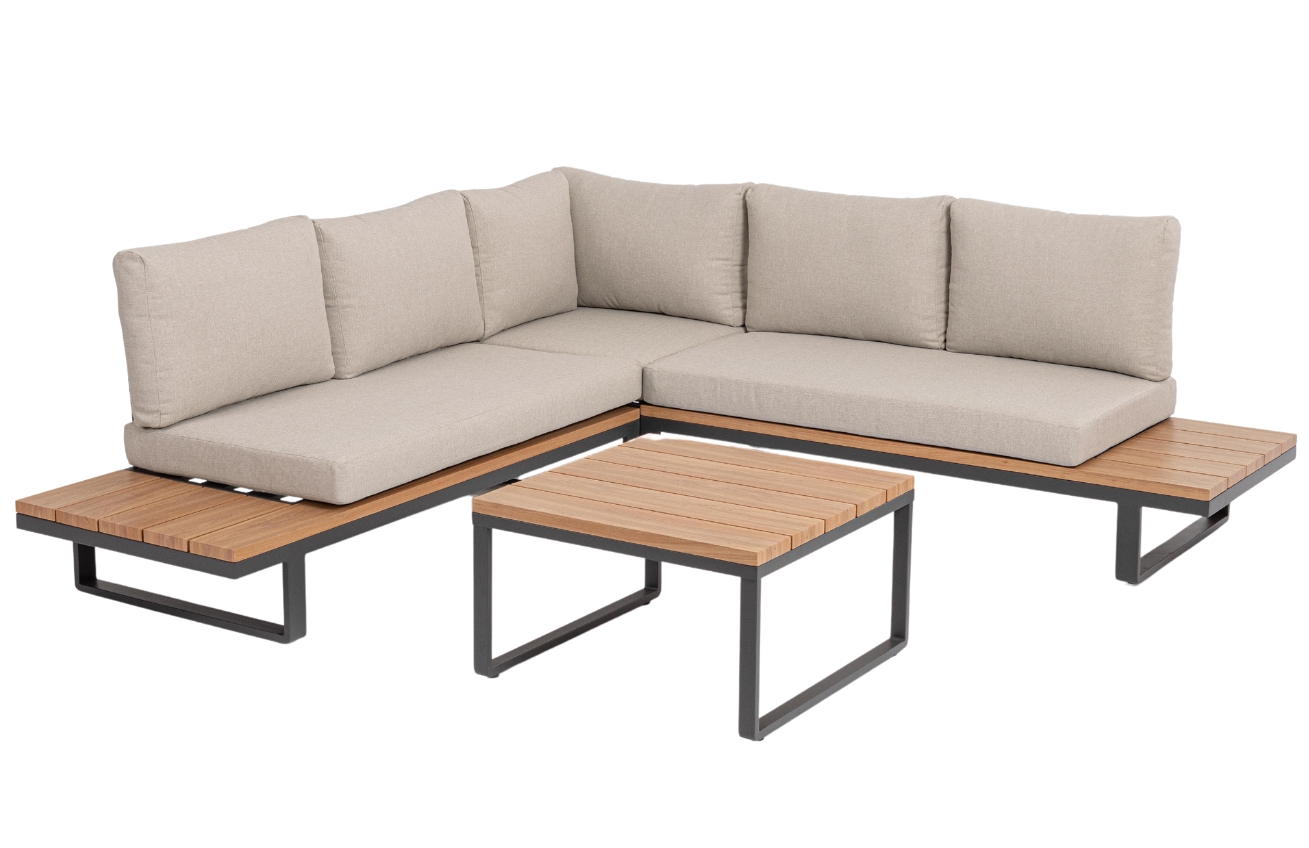 Bizzotto Zahradní set modulární rohové pohovky a stolku Zelmar