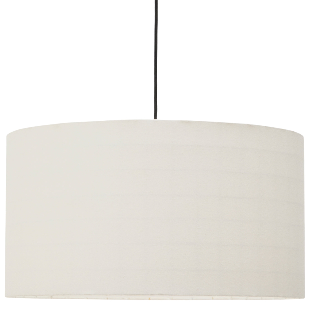 Kave Home Bílé závěsné stínidlo Dulan 45 cm