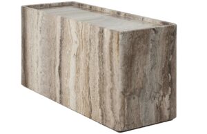 GUBI Kamenný odkládací stolek Pietra 80 x 30 cm