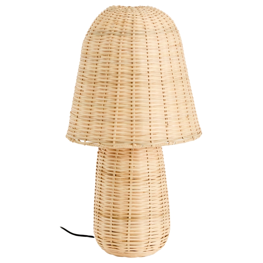 Kave Home Ratanová stolní lampa Neuda
