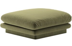 Micadoni Sametová podnožka Torino 80 x 80 cm