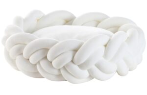 Jotex Bílý sametový pelíšek pro domácí mazlíčky BRODY 50 cm