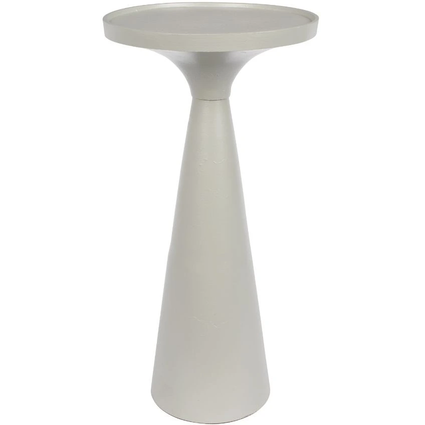 Šedý kovový odkládací stolek ZUIVER FLOSS 28 cm