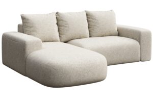 Rodier Světle béžová rohová pohovka Monce 255 cm