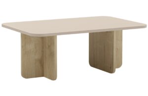 Marckeric Krémový konferenční stolek Hillary 100 x 60 cm