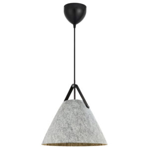 Nordlux Světle šedé závěsné světlo Strap 36 cm