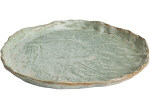 Kave Home Šedý keramický talíř Alenia 26 cm