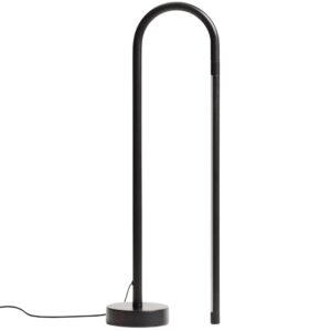 Kave Home Černá kovová stolní LED lampa Bow 60 cm