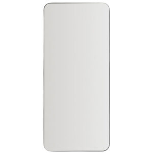 Kave Home Černé kovové závěsné zrcadlo Marco 180 x 80 cm