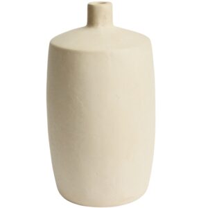 Kave Home Béžová váza Mireni 39 cm