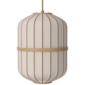 Bolia Dubové závěsné světlo Lucén Cylinder 28 cm