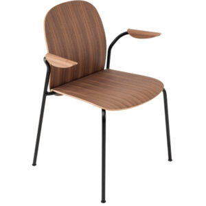 Gazzda Ořechová konferenční židle Book s područkami