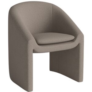 Bolia Tmavě béžová bouclé jídelní židle Mielo