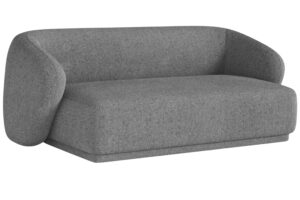 Maison Heritage Šedá čalouněná dvoumístná pohovka Jane 180 cm