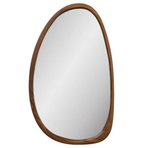 Nordic Living Hnědé závěsné zrcadlo Luxor 64