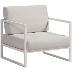 Kave Home Bílé zahradní křeslo Comova