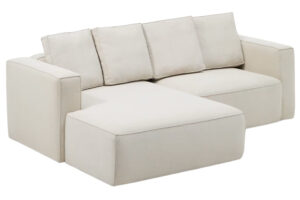 Kave Home Béžová rozkládací rohová pohovka Marela 236 cm