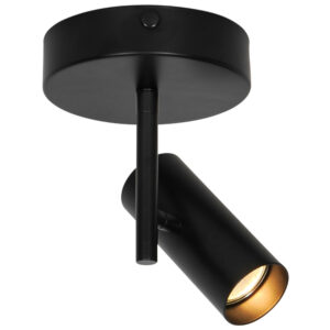 Nordlux Černé kovové bodové světlo Jerome