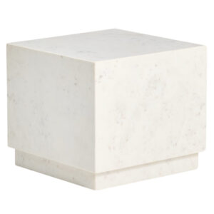 Kave Home Bílý mramorový odkládací stolek Sorein 40 x 40 cm