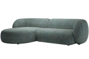 Micadoni Modrá rohová pohovka Kate 285 cm