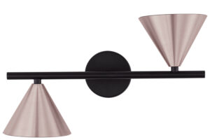 Nova Luce Mosazné kovové nástěnné světlo Conico II.
