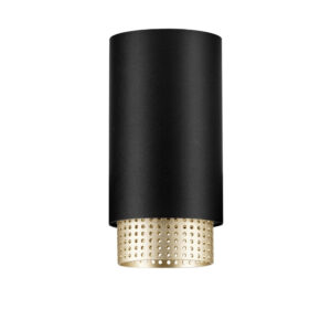 Nova Luce Černé bodové světlo Nessi l. 6 cm