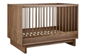 Quax Hnědá dětská rostoucí postýlka Kyo 70 x 120 cm