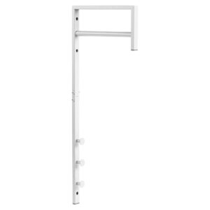 Nordic Living Bílý kovový nástěnný věšák Trenna