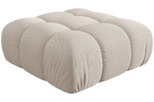 Micadoni Světle béžová podnožka Bellis 94 x 94 cm