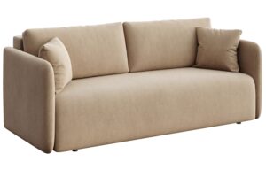 Rodier Světle hnědá rozkládací pohovka Chaum 220 cm