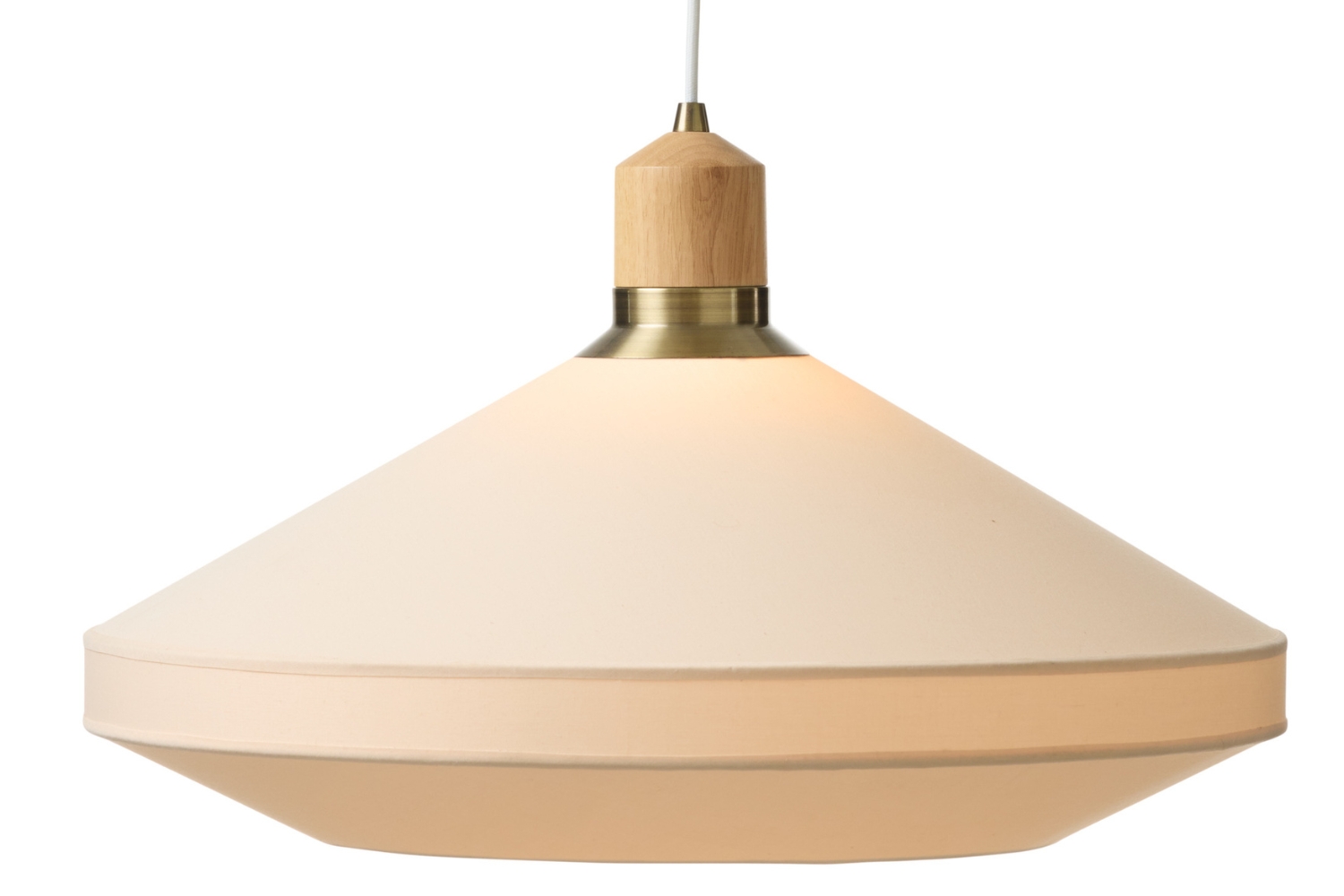 Halo Design Krémově bílé závěsné světlo Paris Soft 56 cm