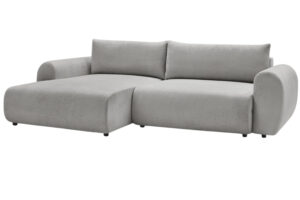 Bobochic Paris Světle šedá rozkládací pohovka Lucien 314 cm