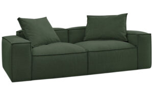 Bobochic Paris Zelená trojmístná pohovka Boheme 260 cm