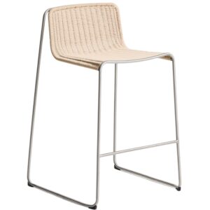 Kave Home Béžová zahradní barová židle Tavari 75 cm