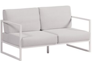 Kave Home Bílá zahradní pohovka Comova 152 cm