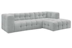 Bobochic Paris Světle šedá rohová pohovka Cloud 288 cm