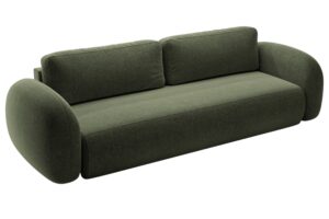 Maison Heritage Zelená rozkládací pohovka Kora 262 cm