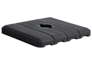 Kave Home Černý plastový podstavec ke slunečníku Alfaz 98 x 98 cm