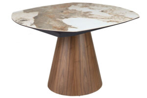 Angel Cerdá Bílý rozkládací porcelánový jídelní stůl No. 1187