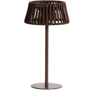 Kave Home Hnědá zahradní solární LED lampa Aldet