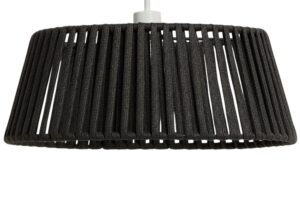 Kave Home Černé závěsné stínidlo Aldet  Ø 46 cm