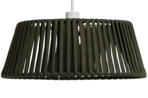 Kave Home Zelené závěsné stínidlo Aldet  Ø 46 cm