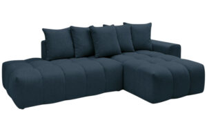 Bobochic Paris Tmavě modrá rohová pohovka Mont-Blanc 313 cm
