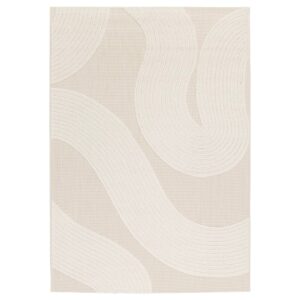 Fargotex Světle béžový zahradní koberec Via 200 x 290 cm