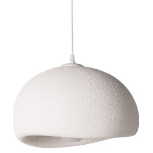 Micadoni Bílé závěsné světlo Edu 40 cm