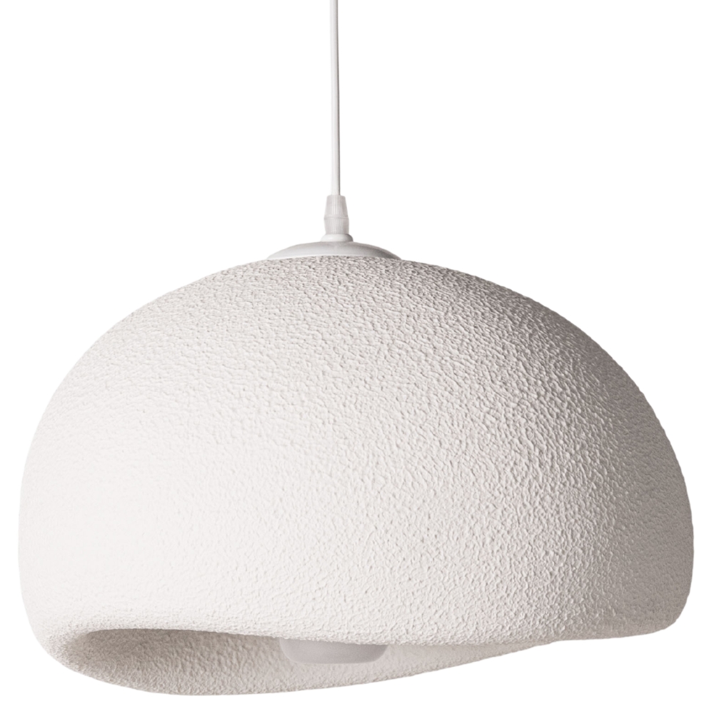 Micadoni Bílé závěsné světlo Edu 60 cm