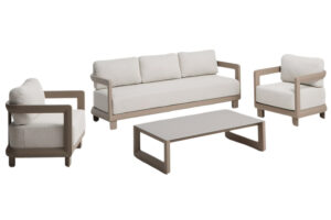 Kave Home Béžový zahradní set pohovky